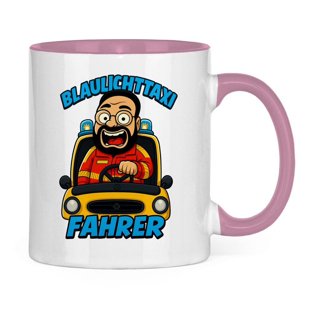 Blaulichttaxi Tasse