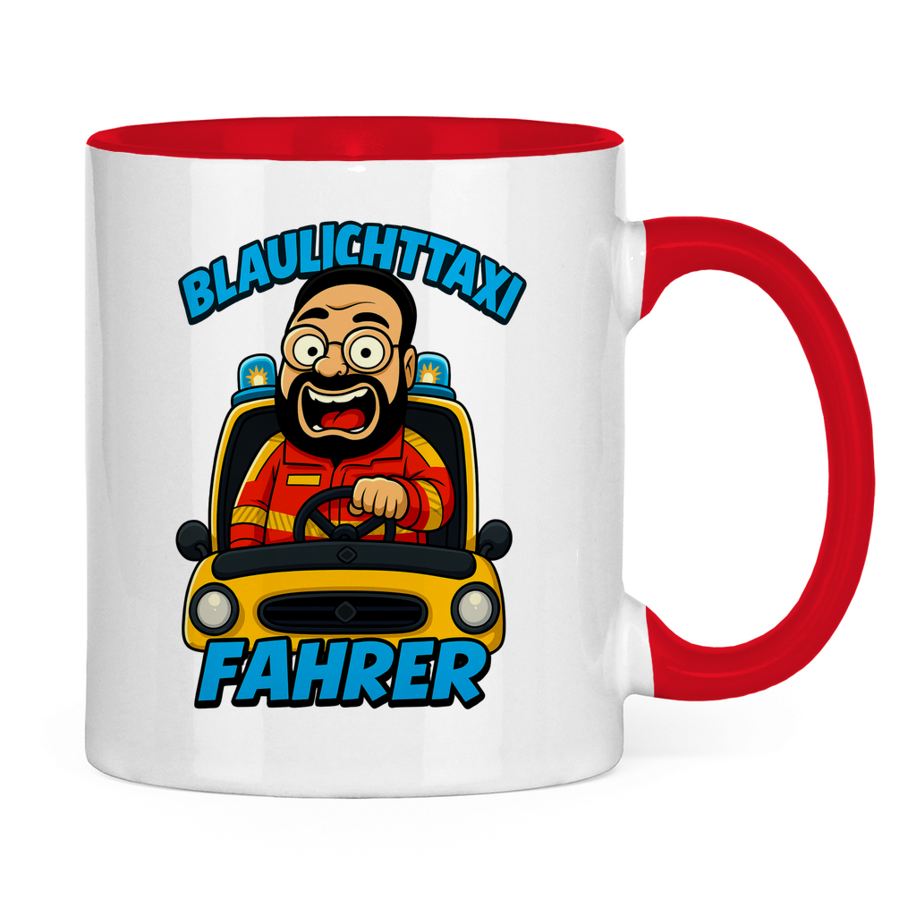 Blaulichttaxi Tasse