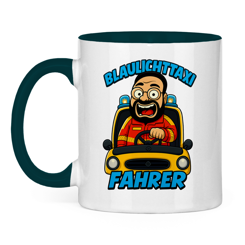 Blaulichttaxi Tasse