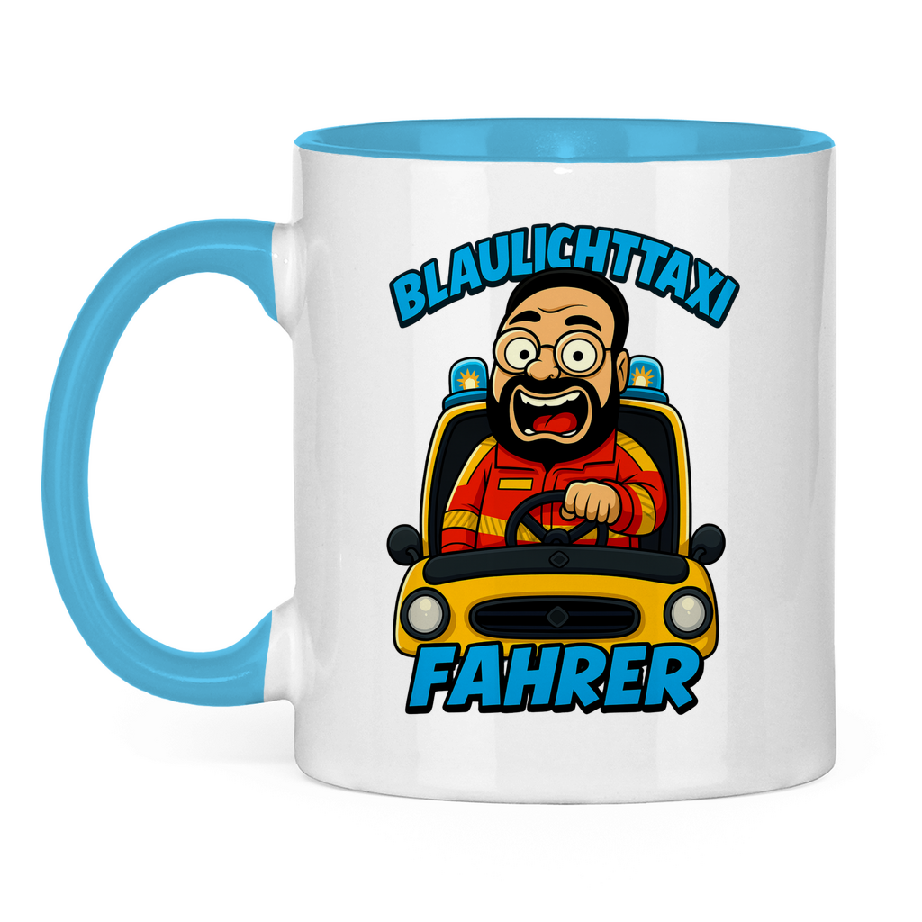 Blaulichttaxi Tasse