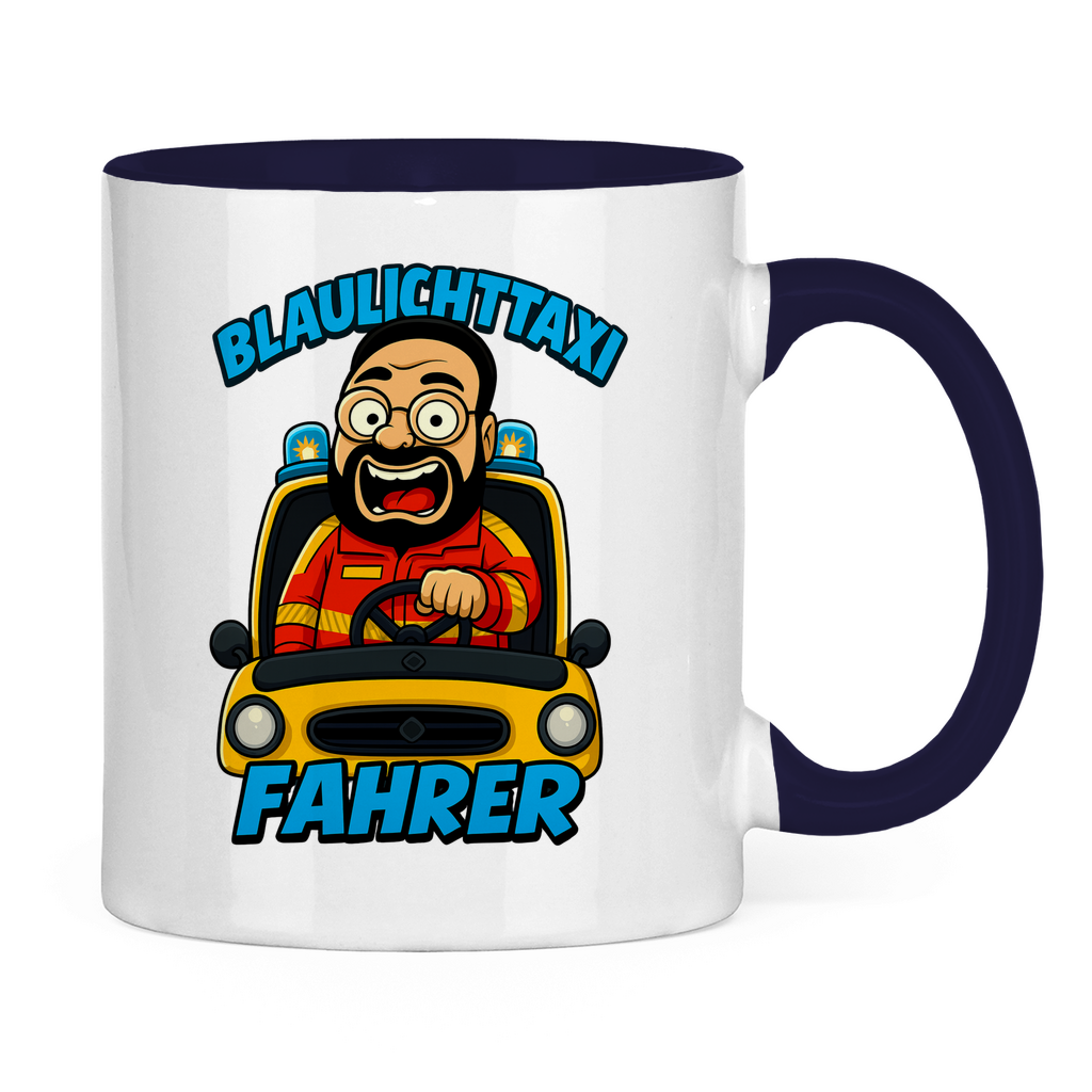 Blaulichttaxi Tasse