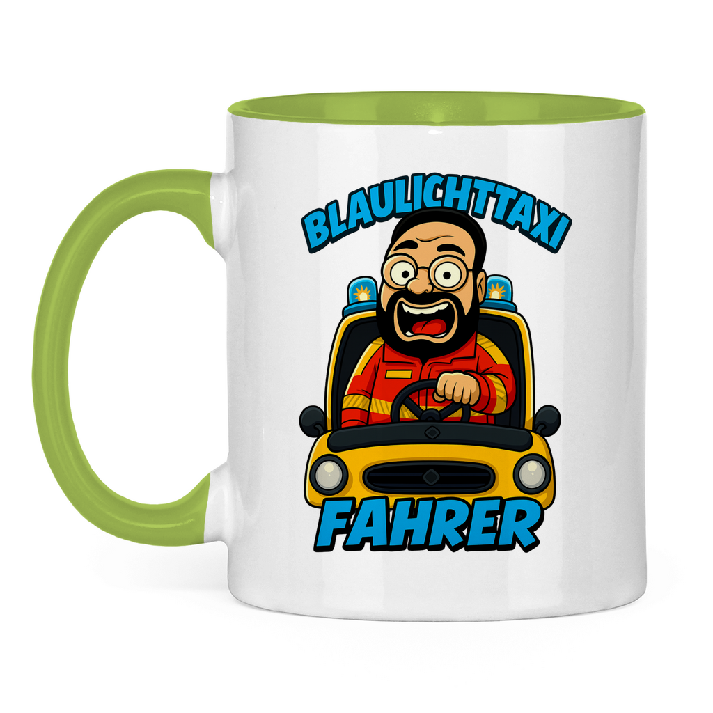 Blaulichttaxi Tasse