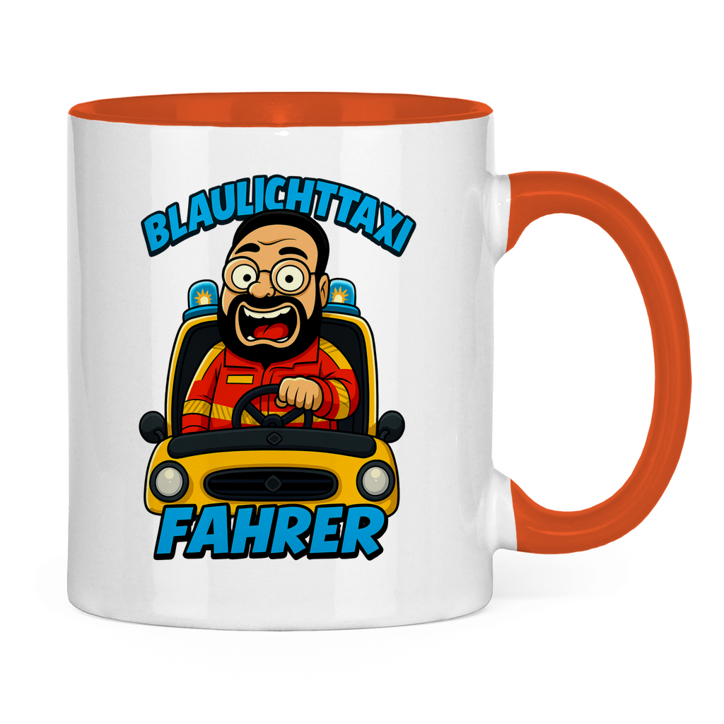 Blaulichttaxi Tasse