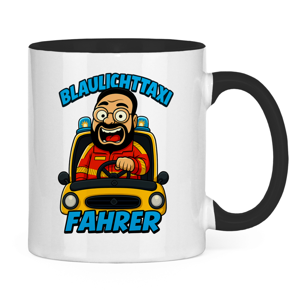 Blaulichttaxi Tasse
