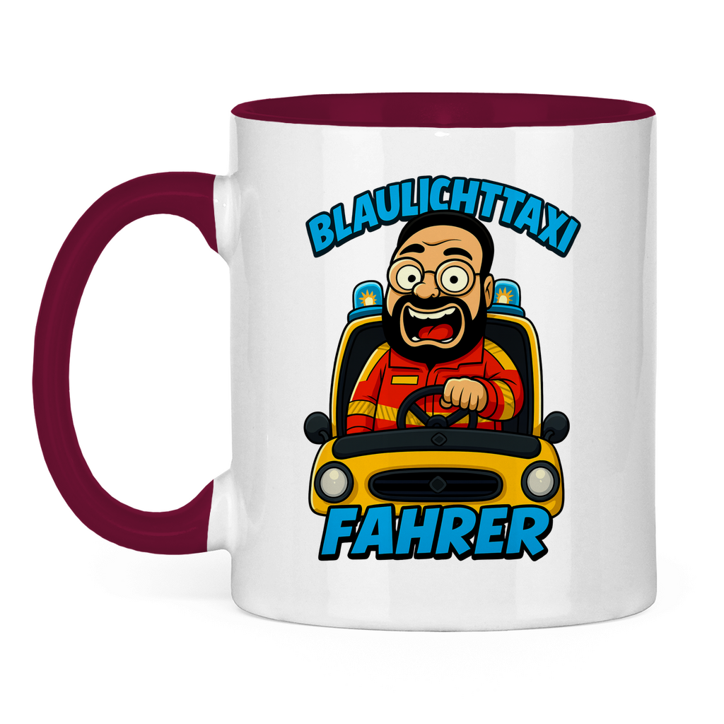 Blaulichttaxi Tasse