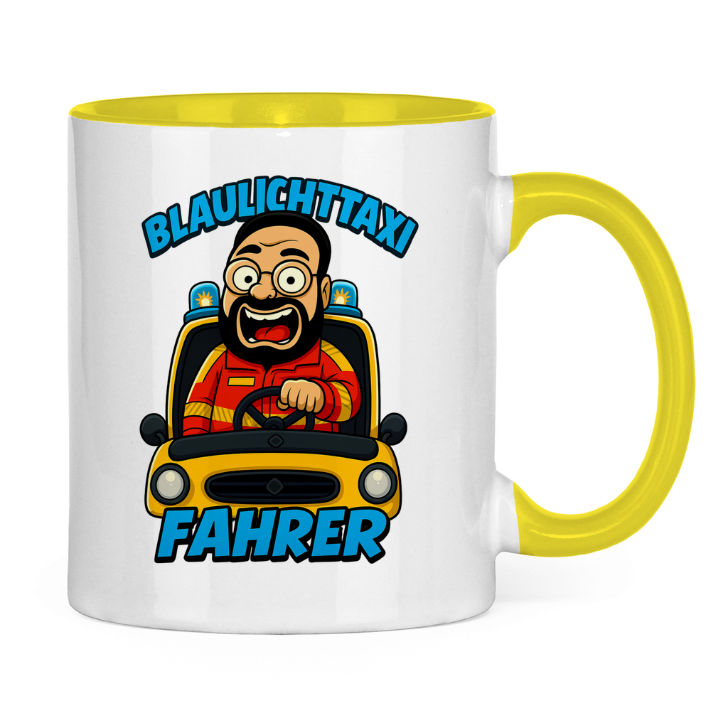 Blaulichttaxi Tasse
