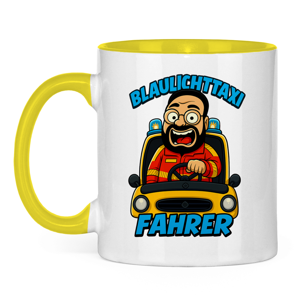 Blaulichttaxi Tasse