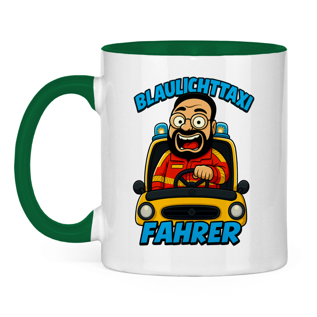 Blaulichttaxi Tasse