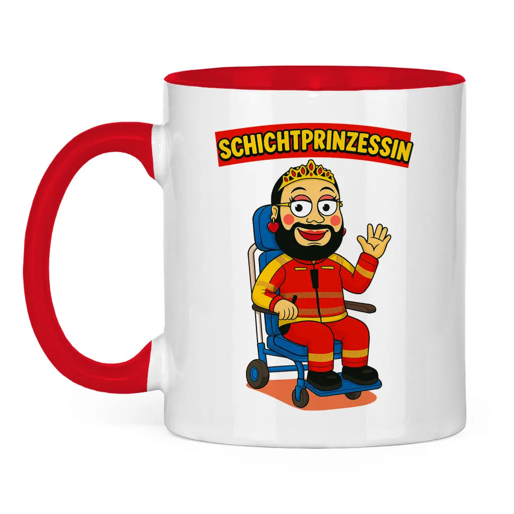 Schichtprinzessin Tasse Printegy