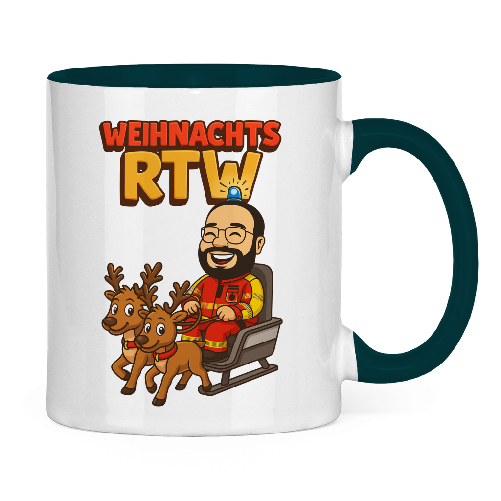 Weihnachts RTW Tasse