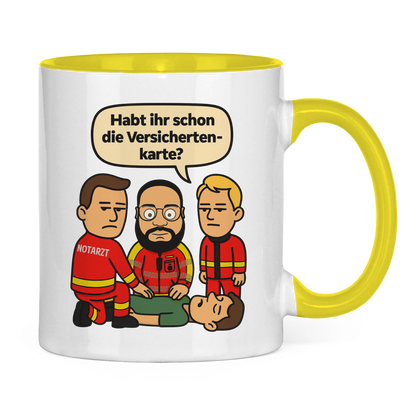 Versicherungskarten Tasse