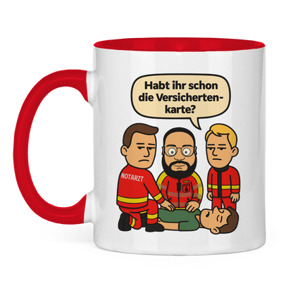 Versicherungskarten Tasse