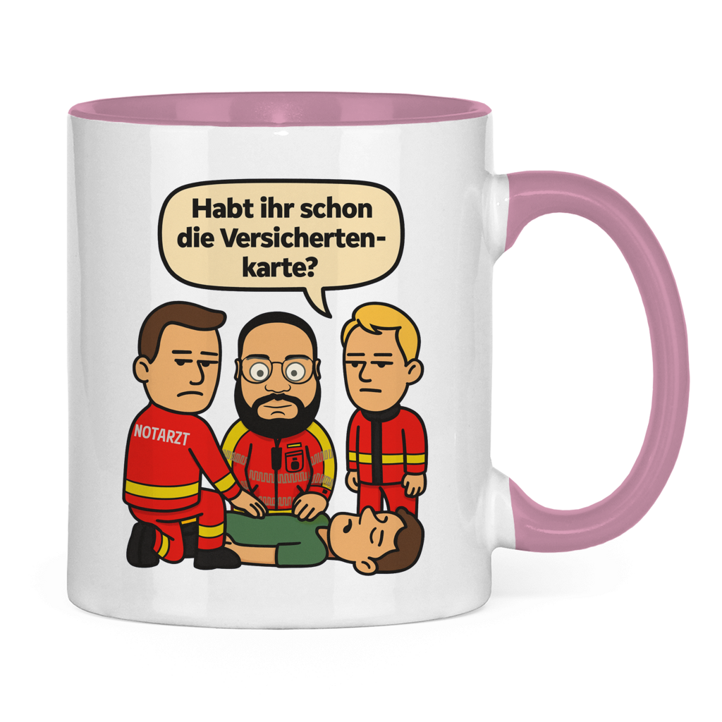 Versicherungskarten Tasse