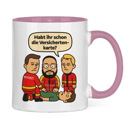 Versicherungskarten Tasse
