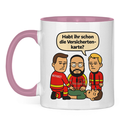Versicherungskarten Tasse