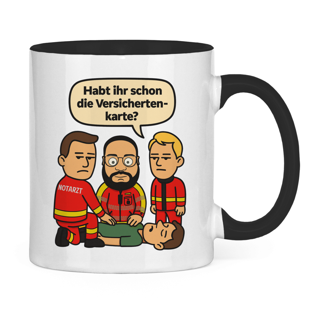 Versicherungskarten Tasse