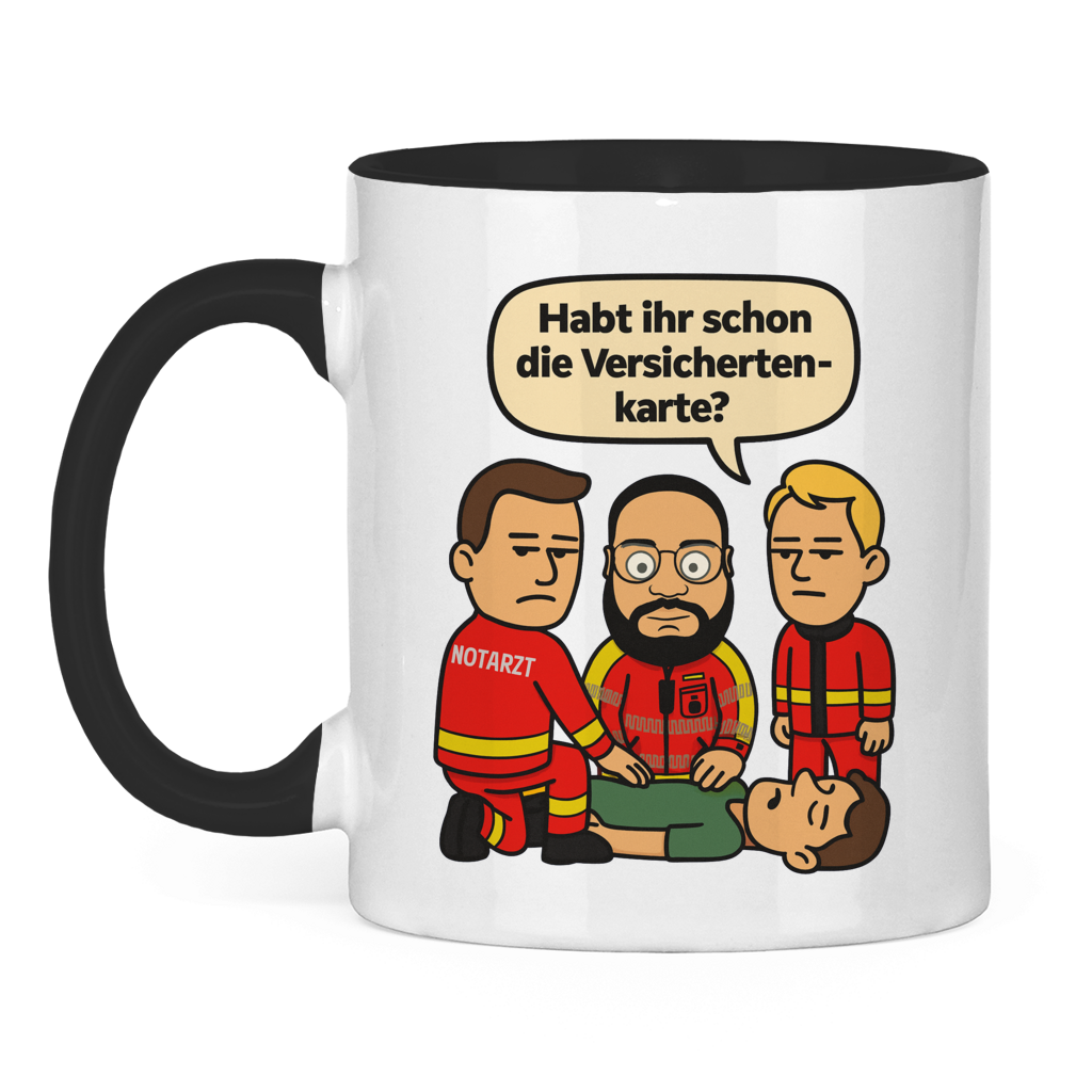 Versicherungskarten Tasse