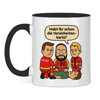 Versicherungskarten Tasse