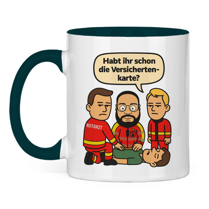 Versicherungskarten Tasse