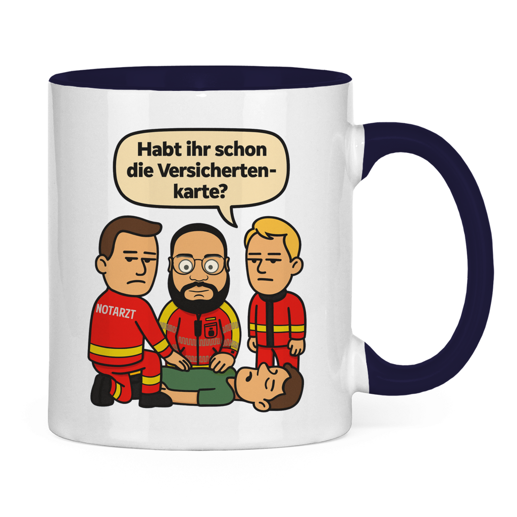 Versicherungskarten Tasse
