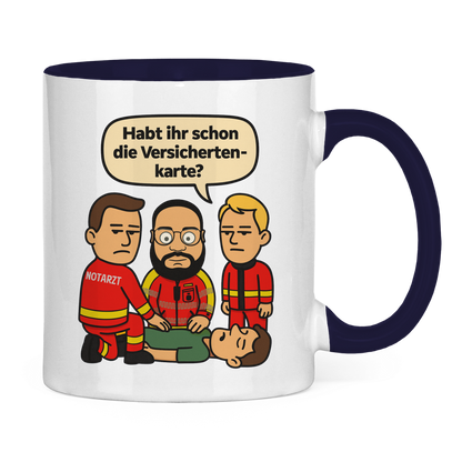 Versicherungskarten Tasse