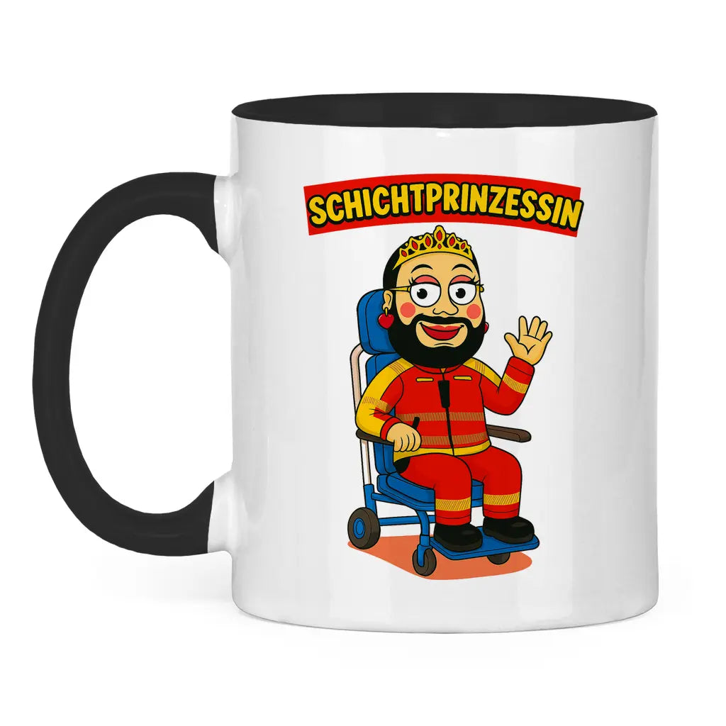 Schichtprinzessin Tasse Printegy