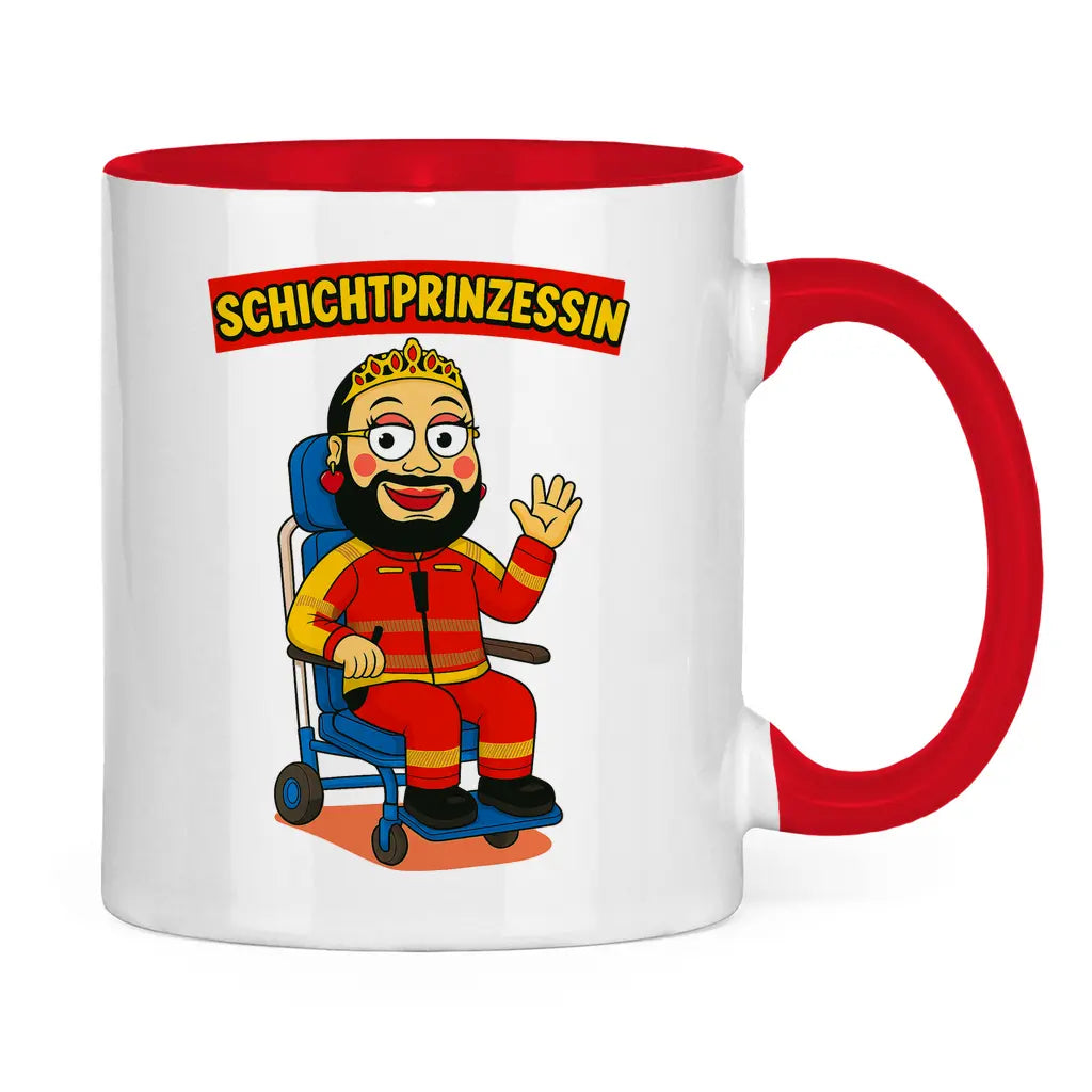 Schichtprinzessin Tasse Printegy